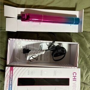 CHI Vibes Pink and Blue Hairstyling Iron